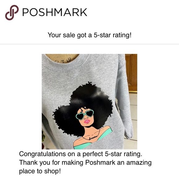 A girl who dares to Dream gray sweater. Small-3xl - Picture 5 of 5